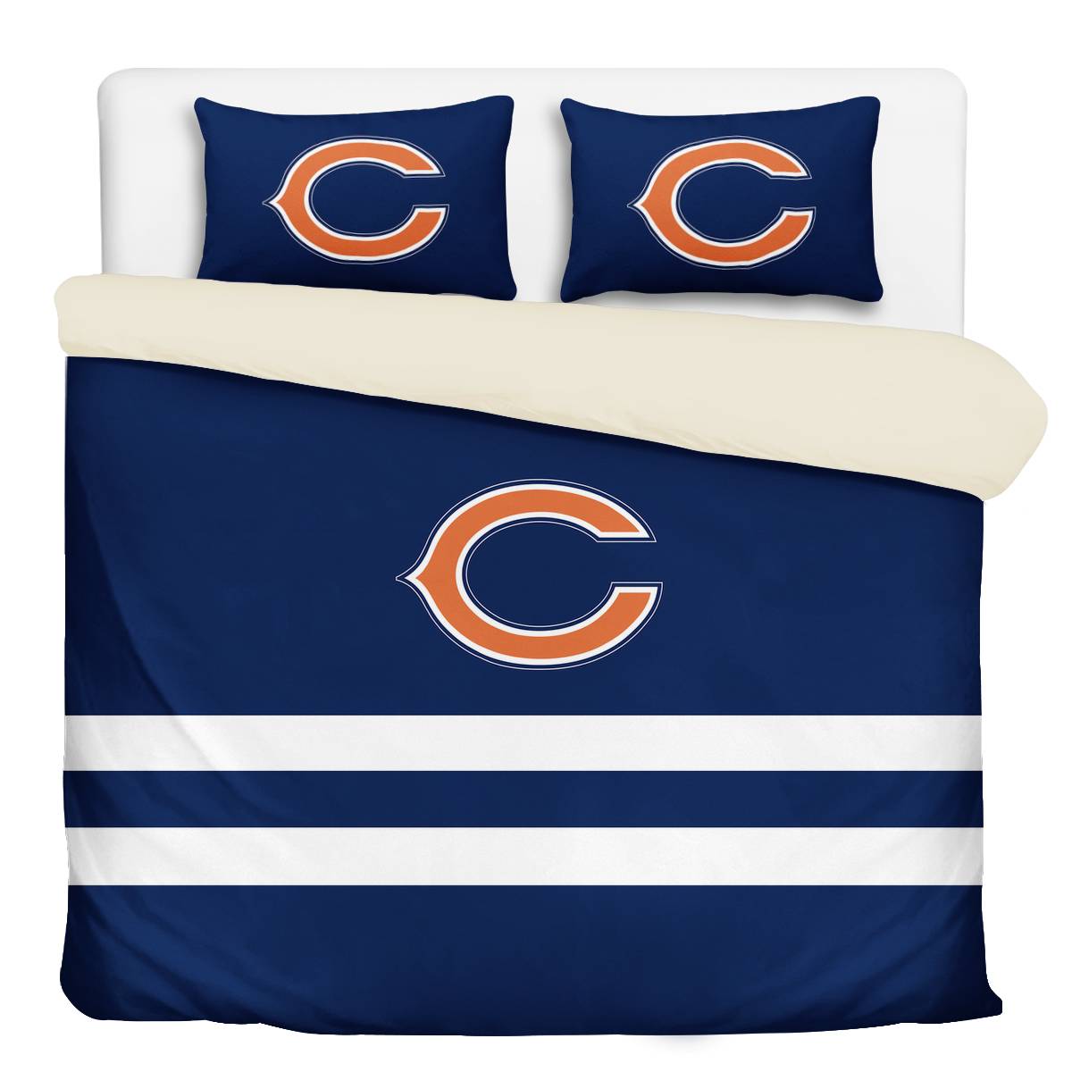 Chicago Bears 3-Piece Full Bedding 002
